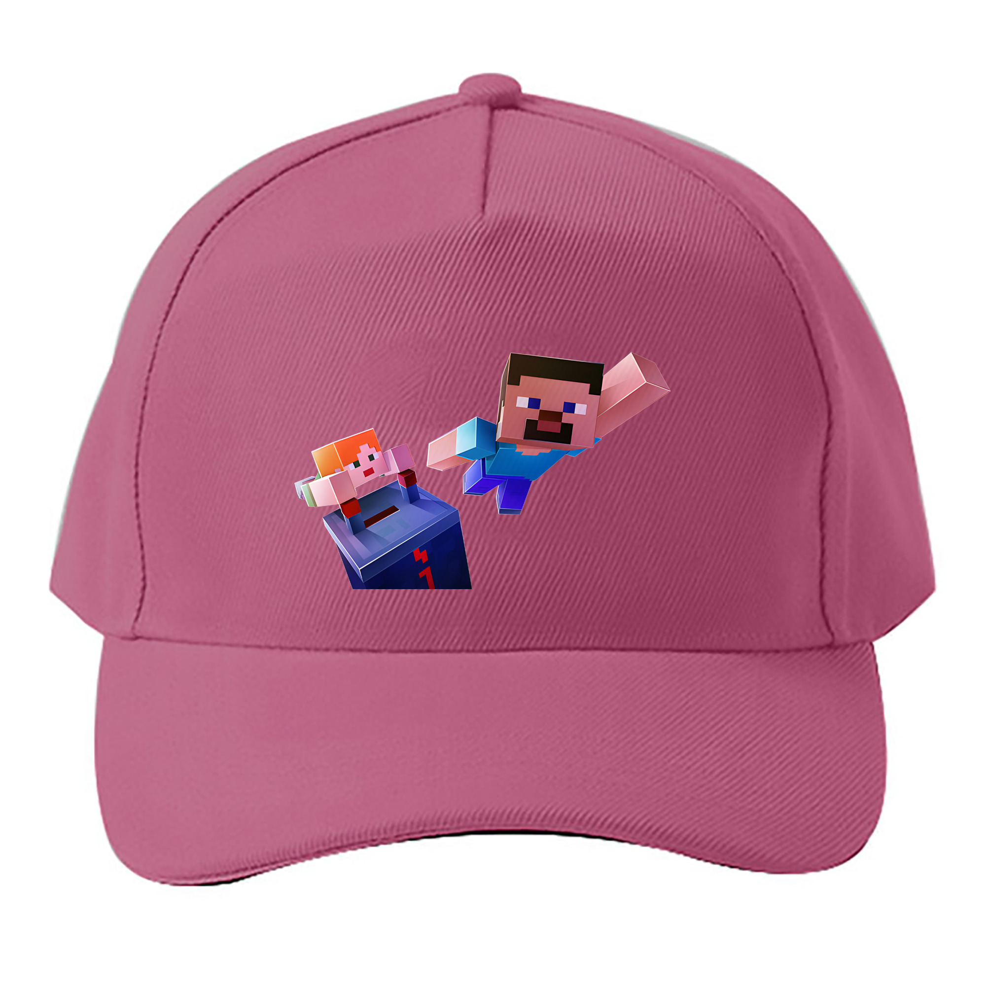 （画像用） マインクラフト ブロックの世界 Minecraft MC Block world ベースボールキャップ 綿100％ 男女兼用 帽子 スポーツ